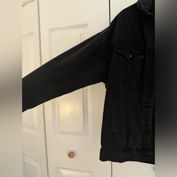 Black Jean Jacket - Picture 3 of 5